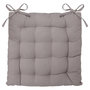 Voir la diapositive 1 : ATMOSPHERA Galette de Chaise  Loria  38x38cm Gris
