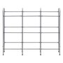 Voir la diapositive 3 : VIDAXL Etagere de rangement pour 9 caisses Argente 145x33x116 cm Acier