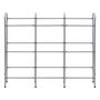 Voir la diapositive 3 : VIDAXL Etagere de rangement pour 9 caisses Argente 145x33x116 cm Acier