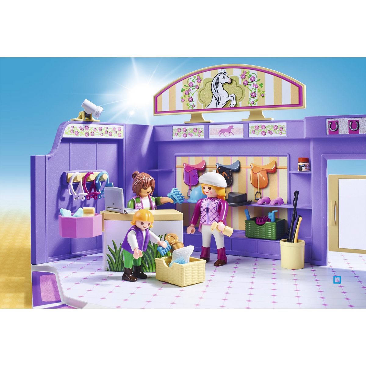 PLAYMOBIL 9401 - City Life - Boutique d'équitation