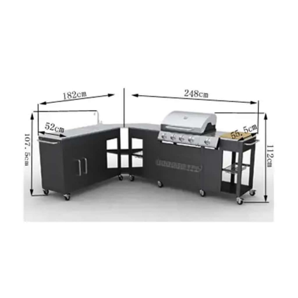 VIDAXL Cuisine exterieur complete Missouri