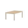 Voir la diapositive 3 : Paris Prix Table Basse de Jardin  Brasilia  120cm Naturel & Beige