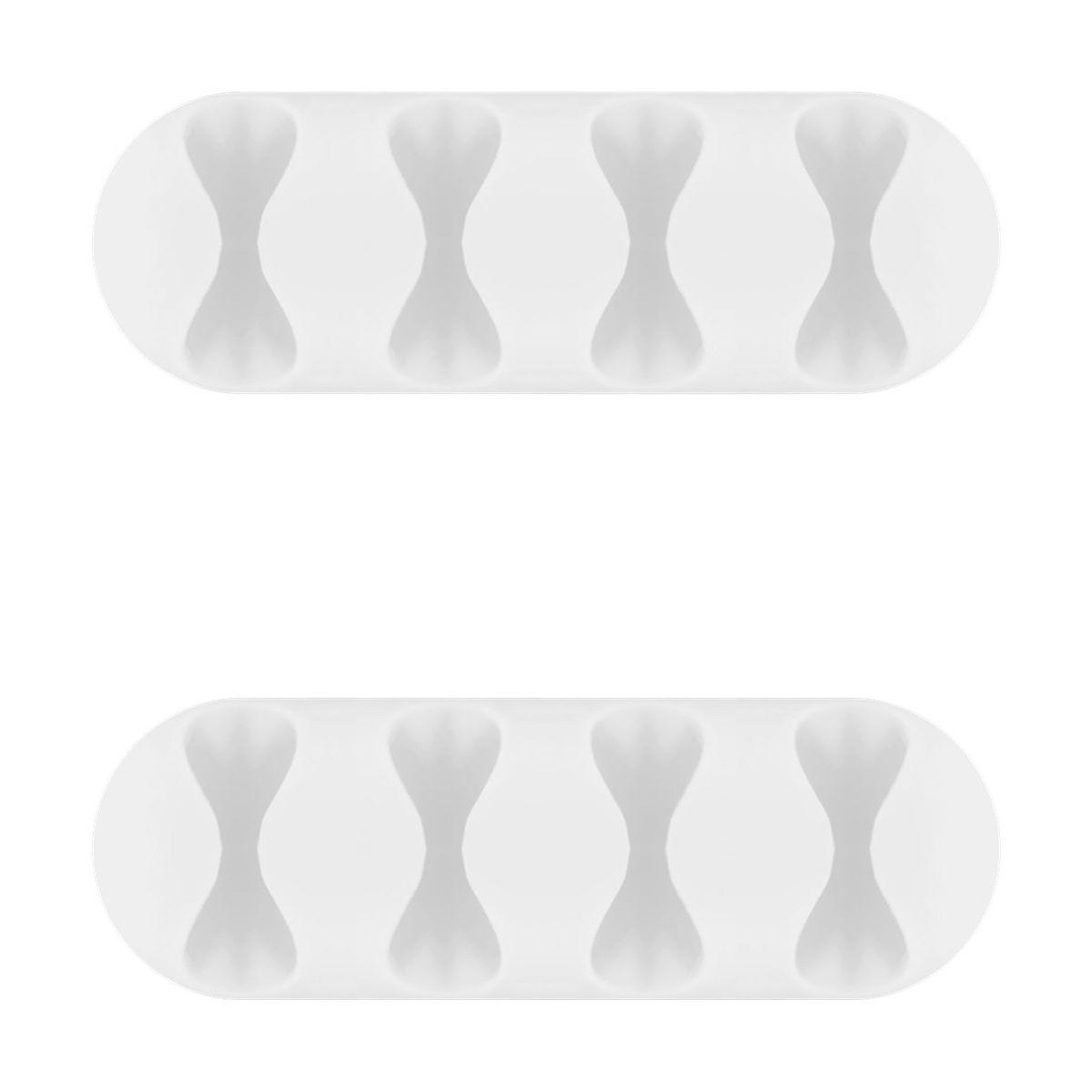 Voir la diapositive 1 : GOOBAY Serre-câble Cable Guide (4) Blanc x2