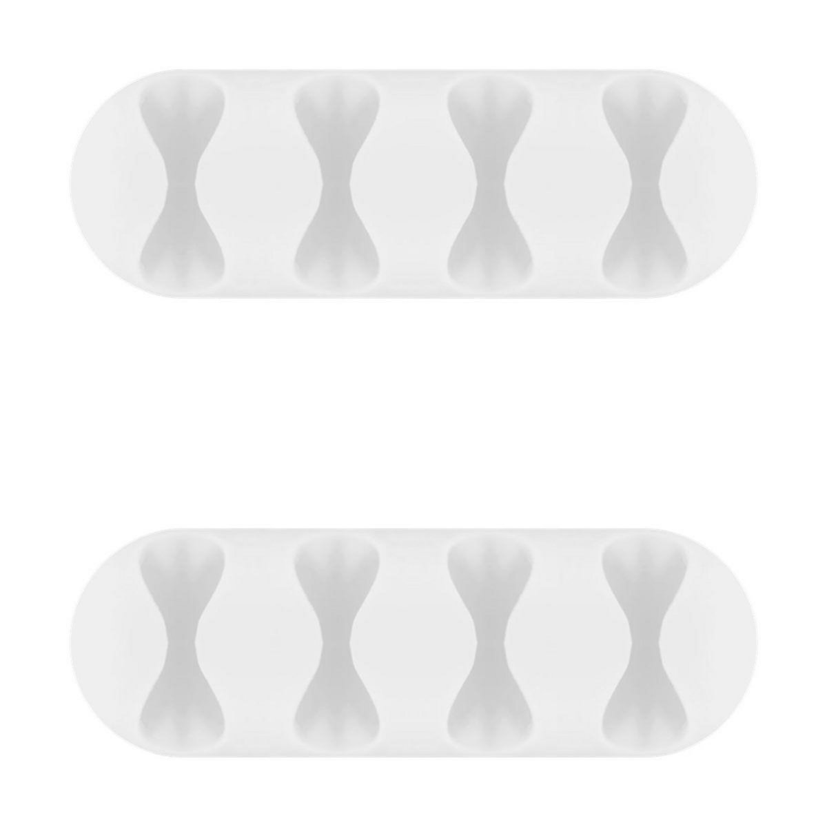 GOOBAY Serre-câble Cable Guide (4) Blanc x2