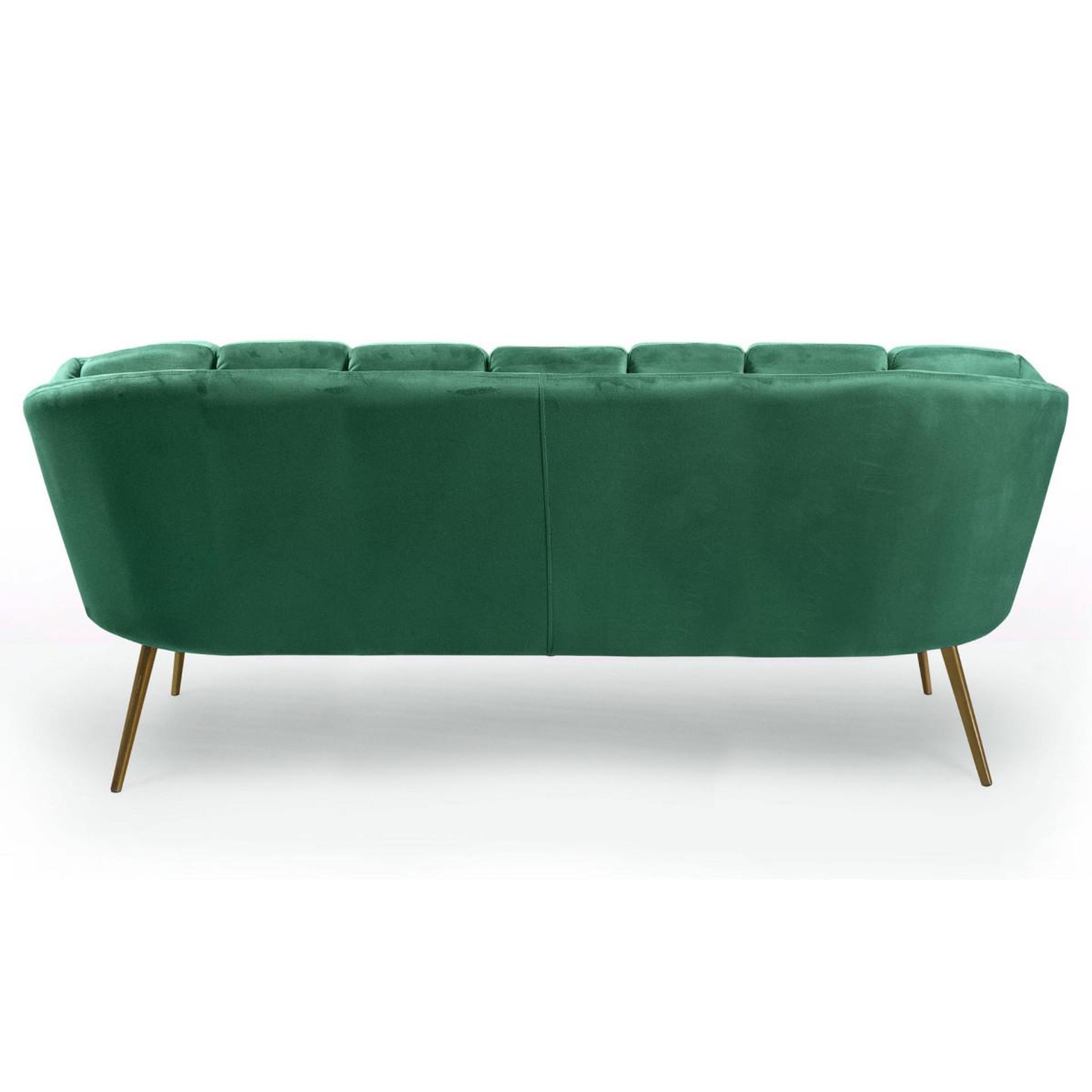 Voir la diapositive 3 : Paris Prix Canapé 3 places en velours  dabren  185cm vert