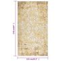 Voir la diapositive 6 : VIDAXL Tapis a tissage plat d'exterieur 115x170 cm Jaune