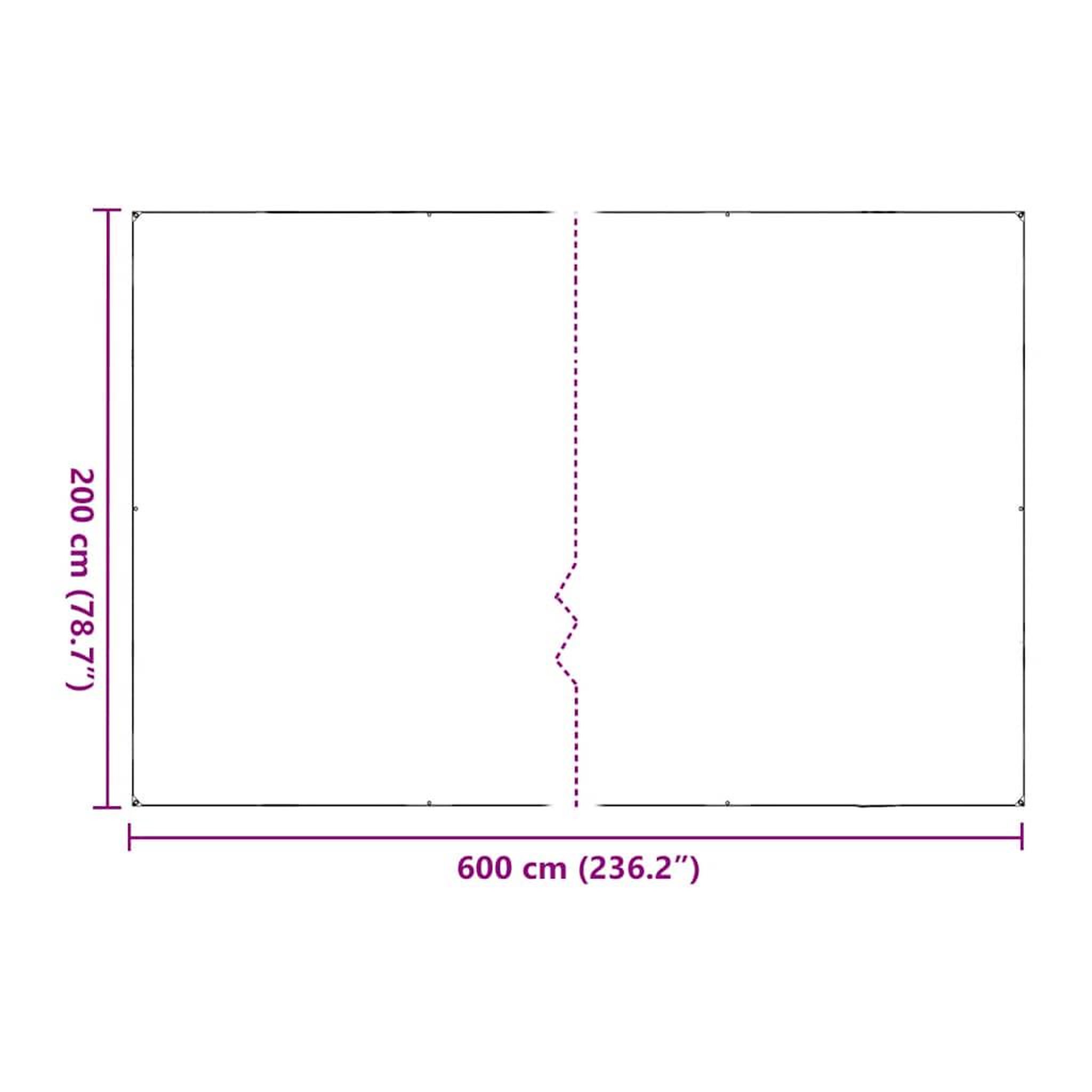 Voir la diapositive 6 : VIDAXL Housse de protection plantes avec œillets 2x6 m polyethylene