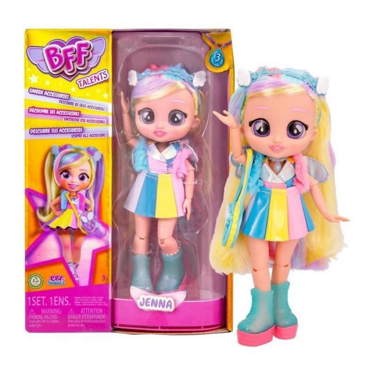 IMC Toys Poupée Cry Babies BFF Série 3 - Jenna