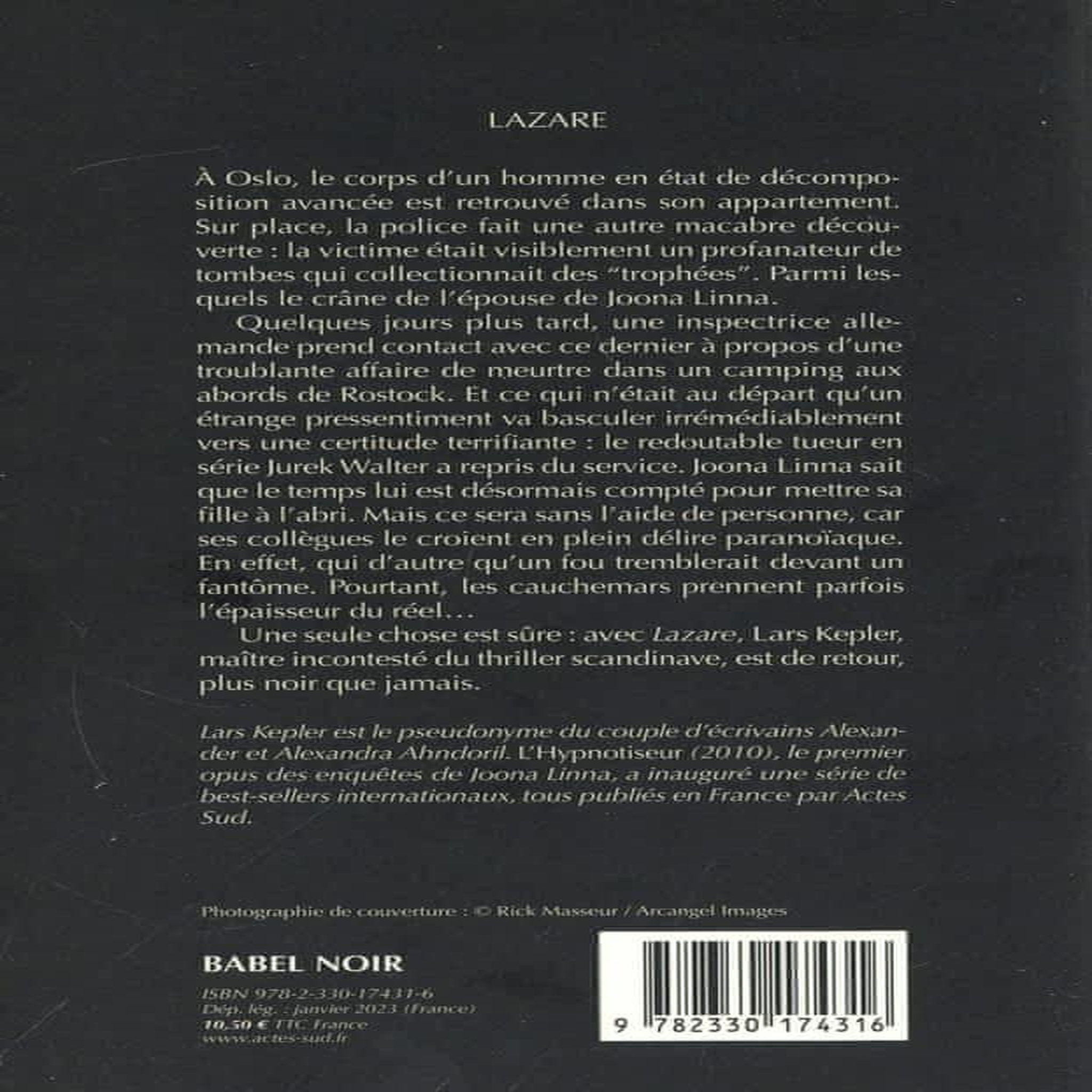 LAZARE, Kepler Lars