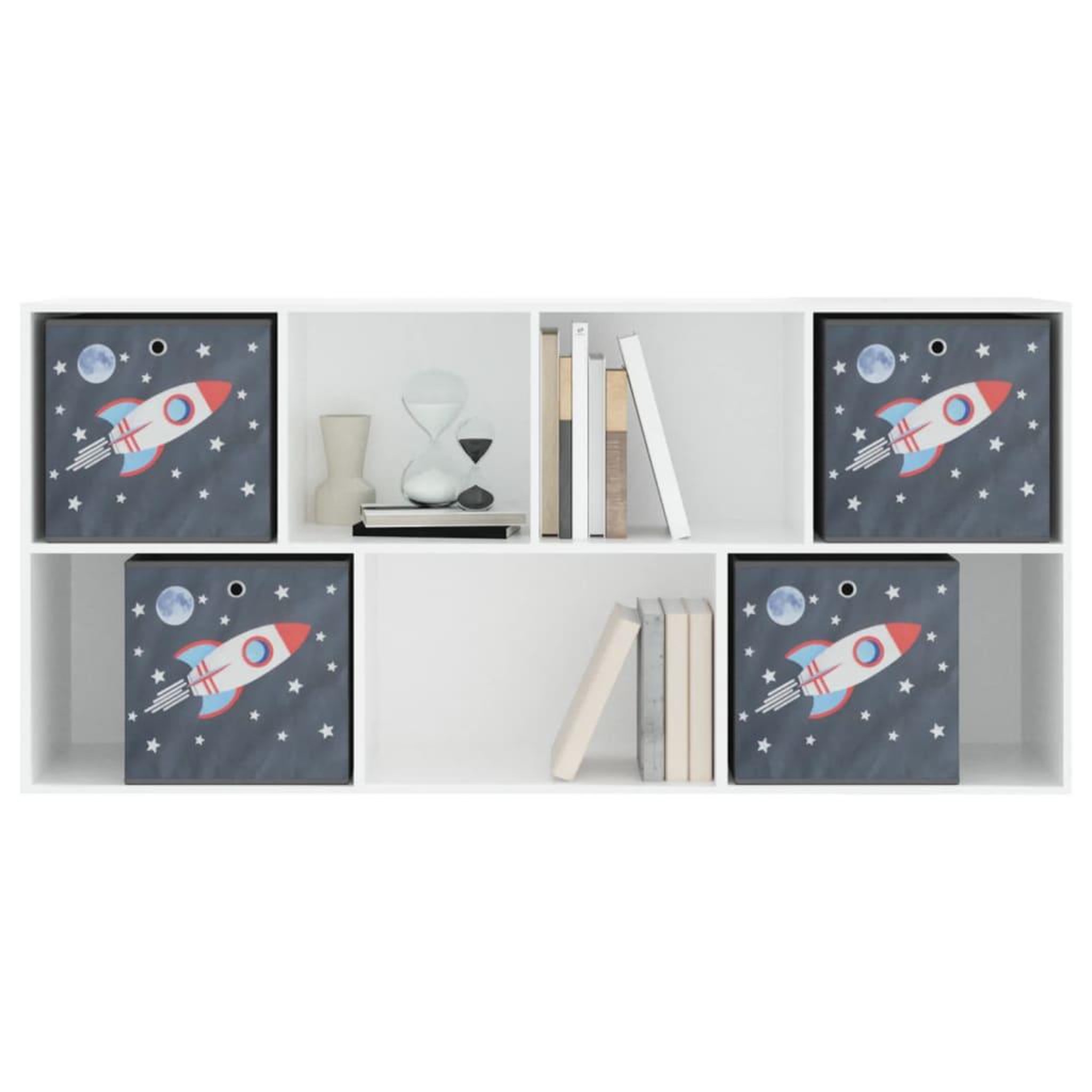 Voir la diapositive 5 : VIDAXL Boîtes de rangement pliables 4 pcs 32x32x32 cm tissu intisse