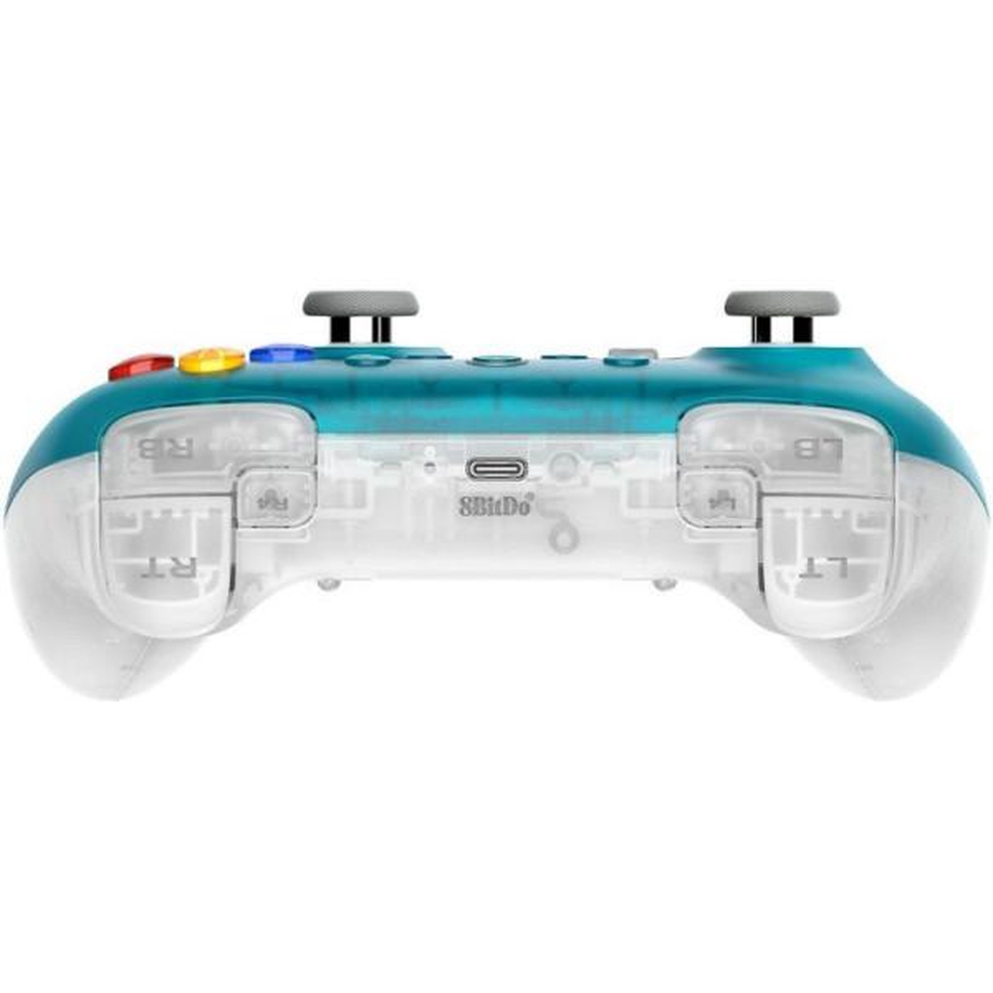 Voir la diapositive 4 : Just for games Manette de jeu - Nintendo Switch - 8BitDo Ultimate 2 Wireless - 2.4G - Bleu transparent