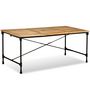 Voir la diapositive 3 : VIDAXL Table a manger Bois de manguier massif 180 cm