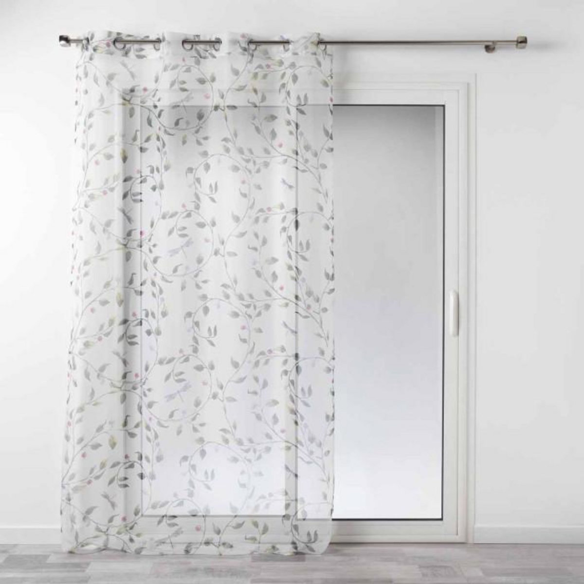 Paris Prix Rideau Voilage à Œillets  Ancolie  140x240cm Blanc