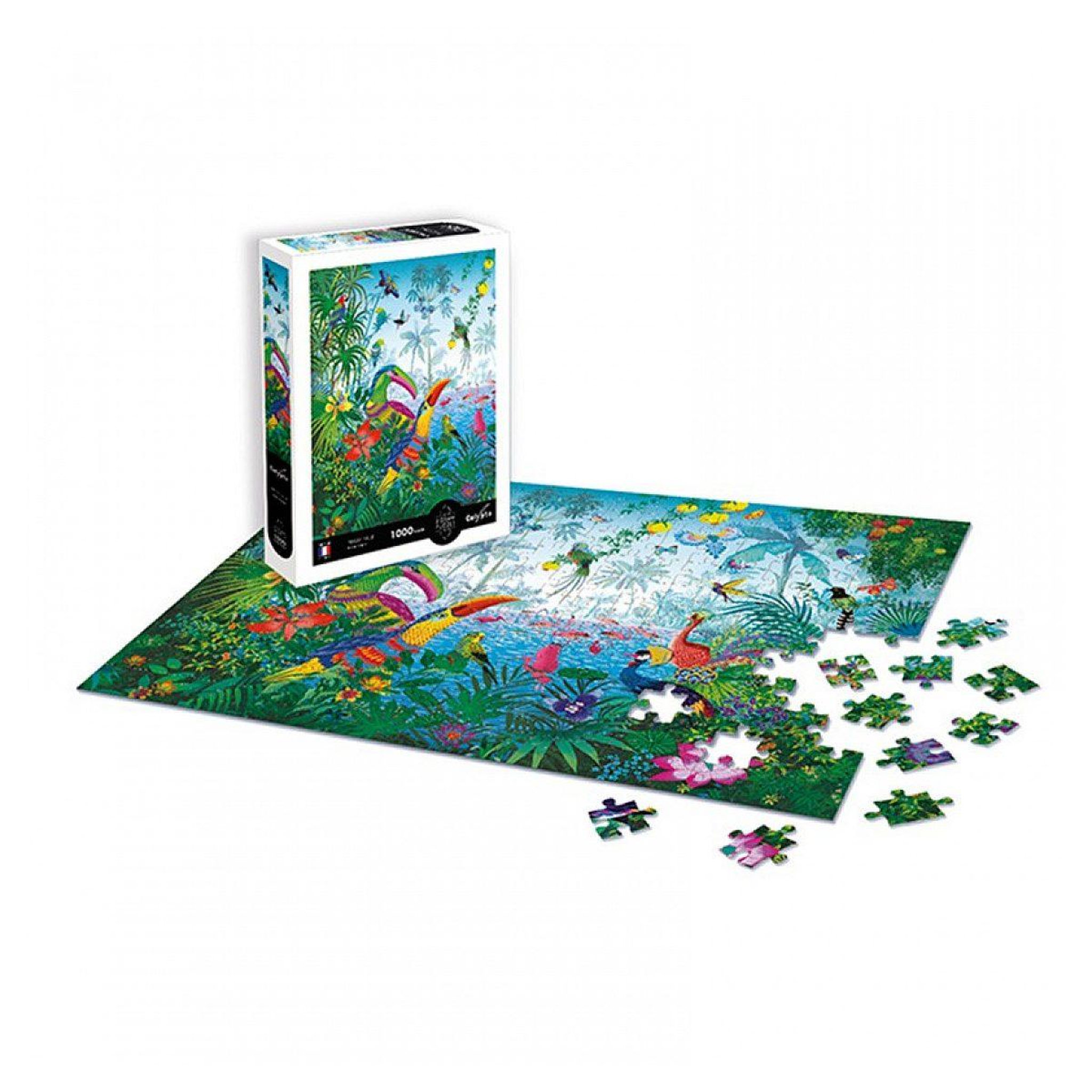 Voir la diapositive 2 : Sentosphere Puzzle peggy nile - 1000 pieces - jardin tropical