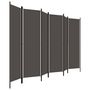 Voir la diapositive 3 : VIDAXL Cloison de separation 6 panneaux Anthracite 300x180 cm