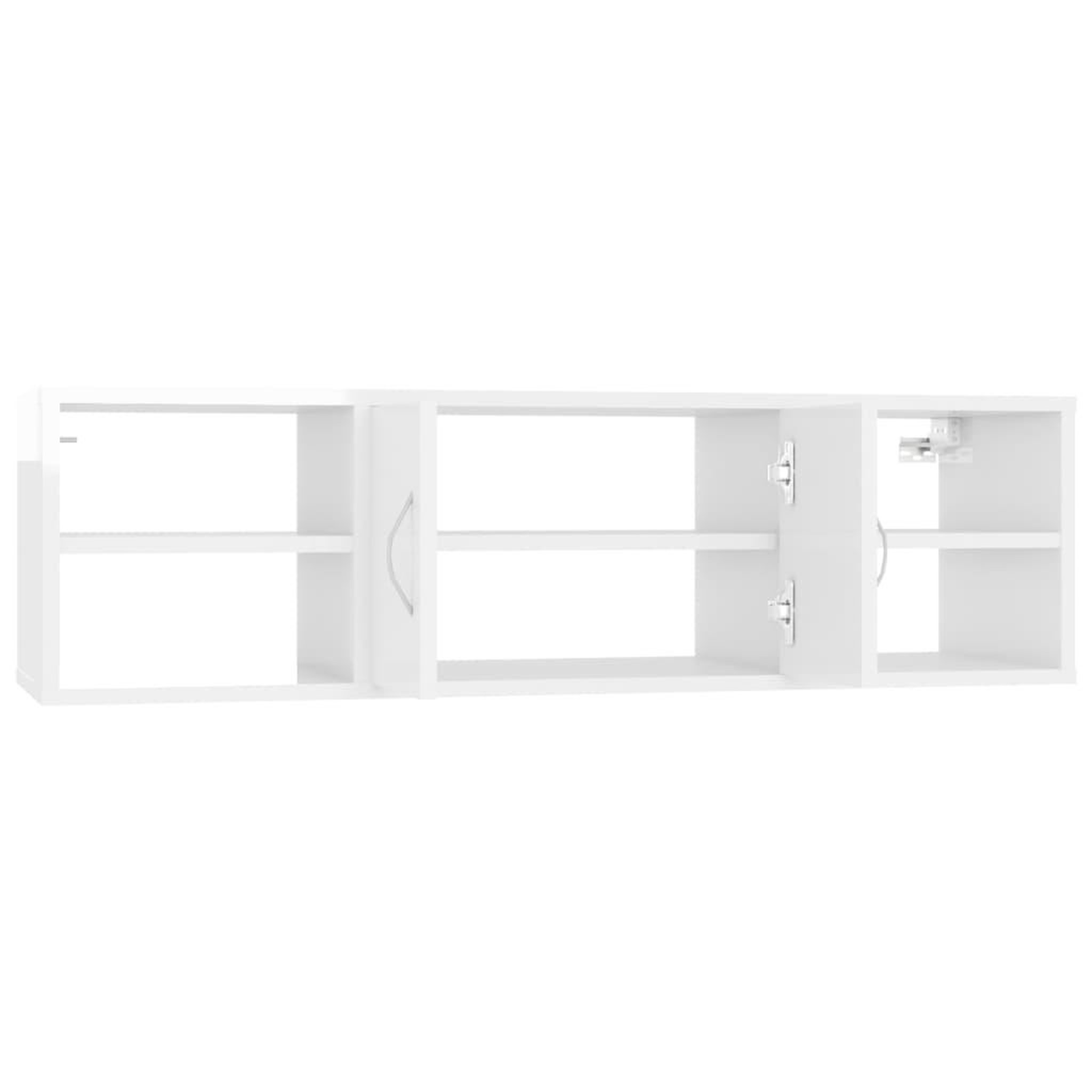 Voir la diapositive 5 : VIDAXL Etagere murale Blanc brillant 102x30x29 cm Bois d'ingenierie