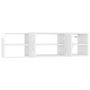 Voir la diapositive 5 : VIDAXL Etagere murale Blanc brillant 102x30x29 cm Bois d'ingenierie