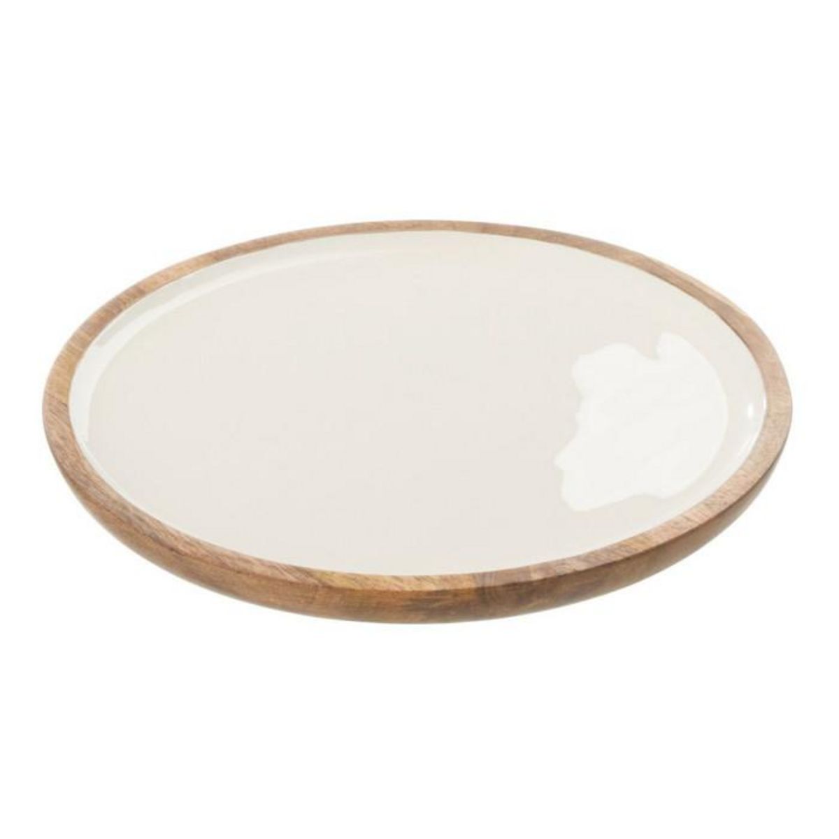 Paris Prix Coupelle Design en Bois  Amena  20cm Blanc