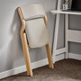 Voir la diapositive 4 : SOBUY Chaise Pliante Salle à Manger Gris clair 48x42x80cm FST40-HGX2