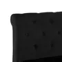 VIDAXL Cadre de lit Noir Velours 120 x 200 cm