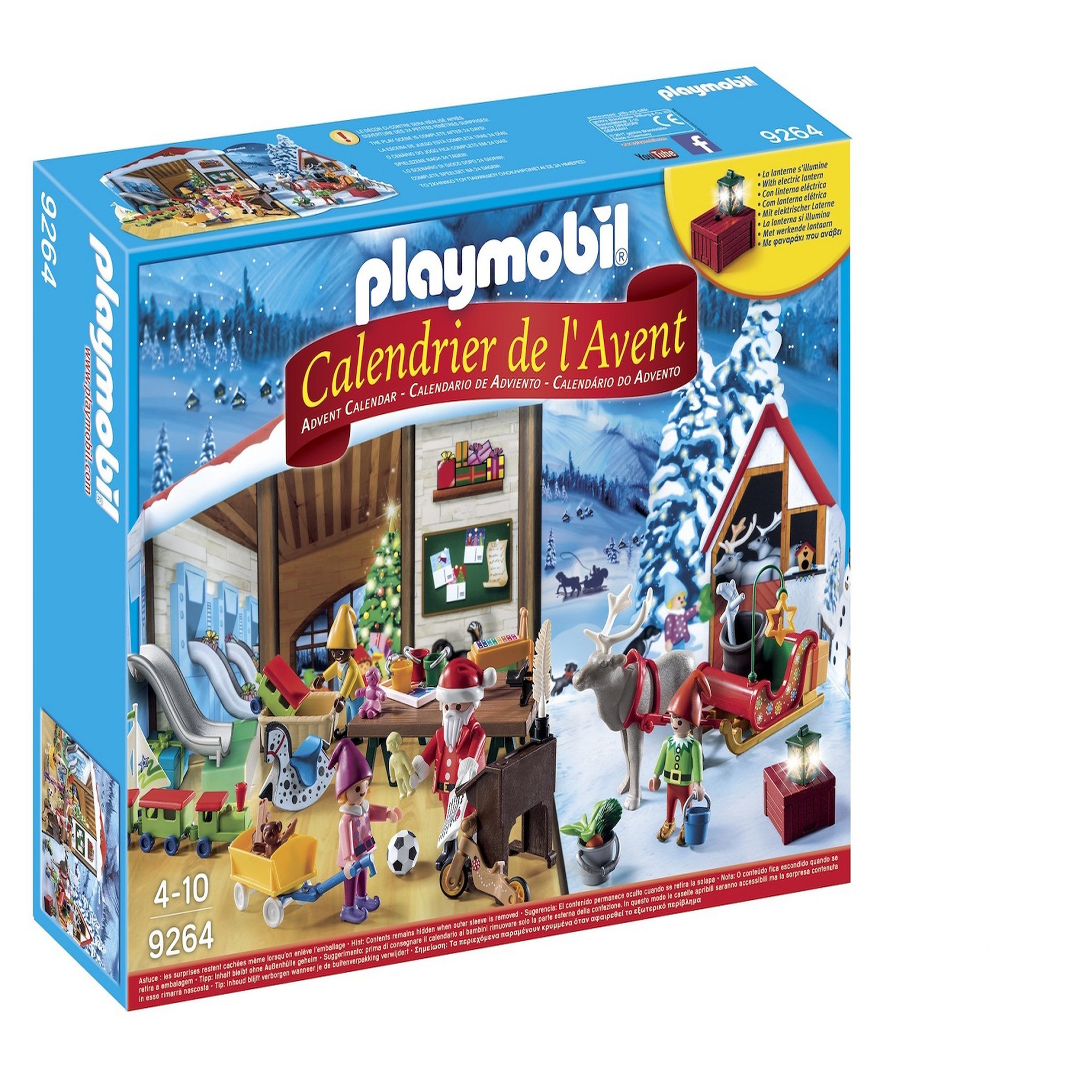 Voir la diapositive 1 : PLAYMOBIL 9264 - Calendrier de l'Avent Père Noël 