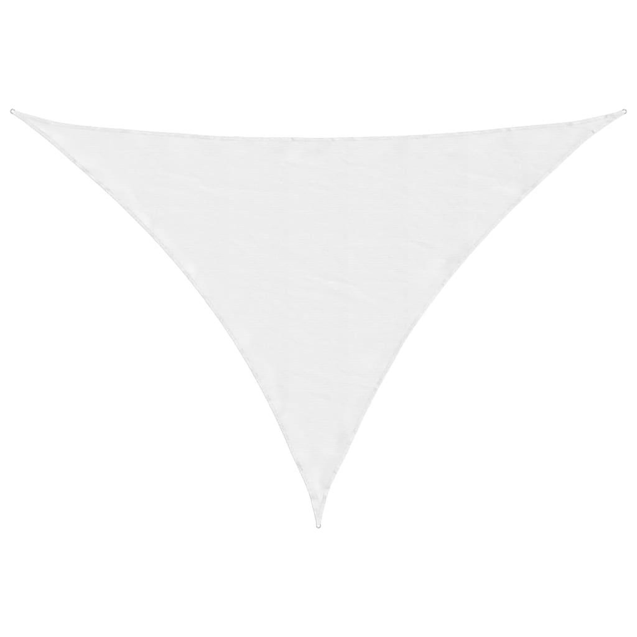 Voir la diapositive 2 : VIDAXL Voile de parasol tissu oxford triangulaire 3,5x3,5x4,9 m blanc