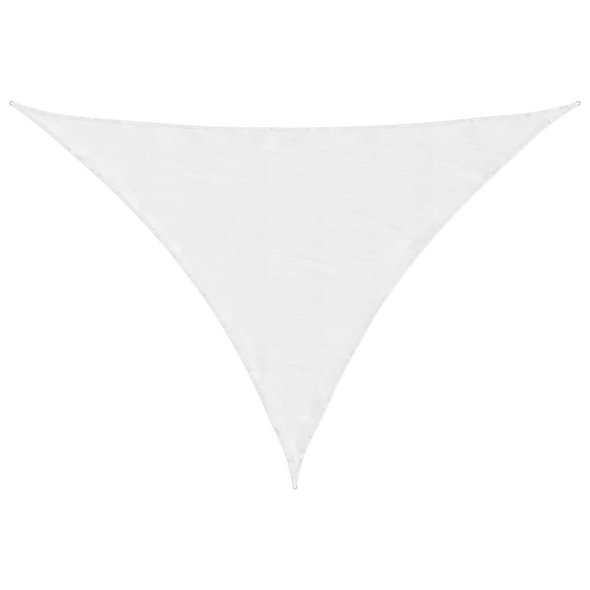 VIDAXL Voile de parasol tissu oxford triangulaire 3,5x3,5x4,9 m blanc