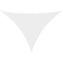 Voir la diapositive 2 : VIDAXL Voile de parasol tissu oxford triangulaire 3,5x3,5x4,9 m blanc