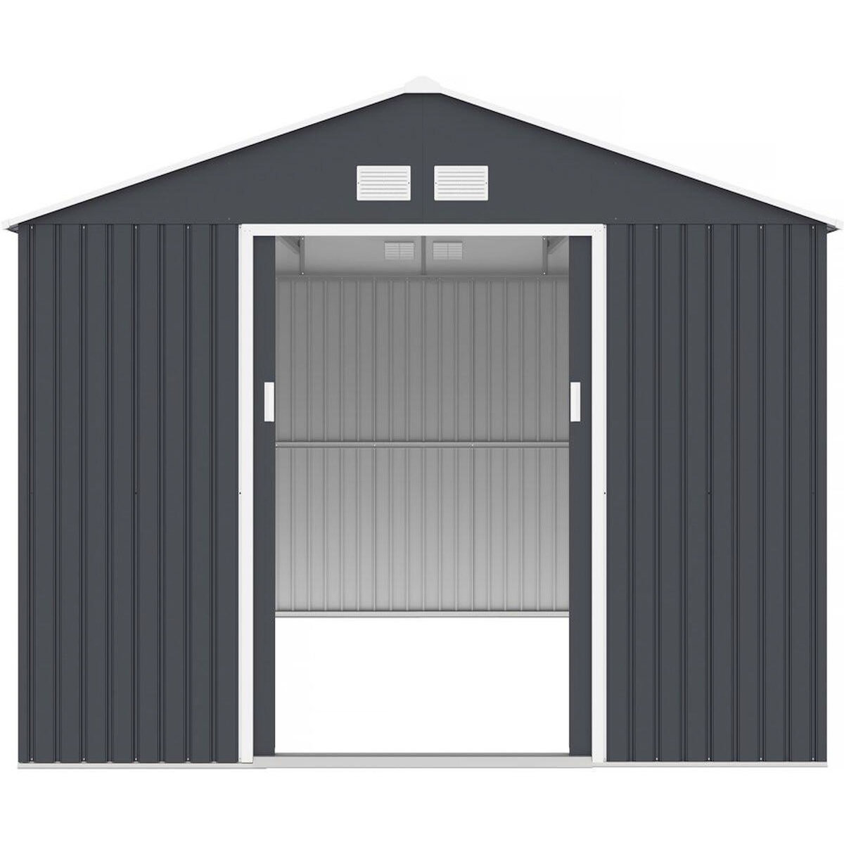 Habitat et Jardin Abri de jardin métal  Vegas - 15 m² - Gris