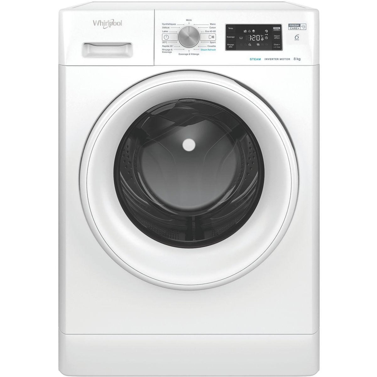 Whirlpool Lave linge hublot FFBS8489WVFR