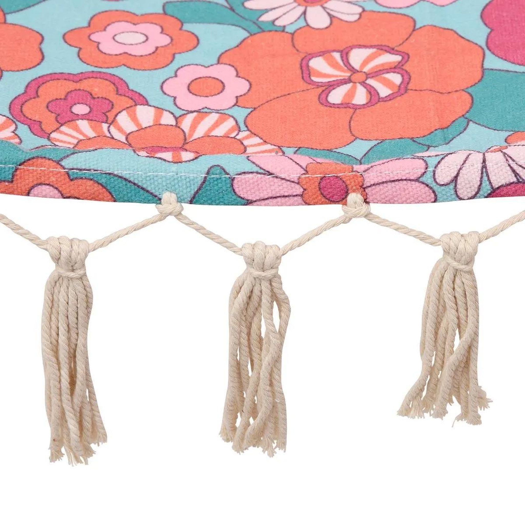 Voir la diapositive 3 : FIVE Hamac fleuri en tissu  chachapop  270cm multicolore