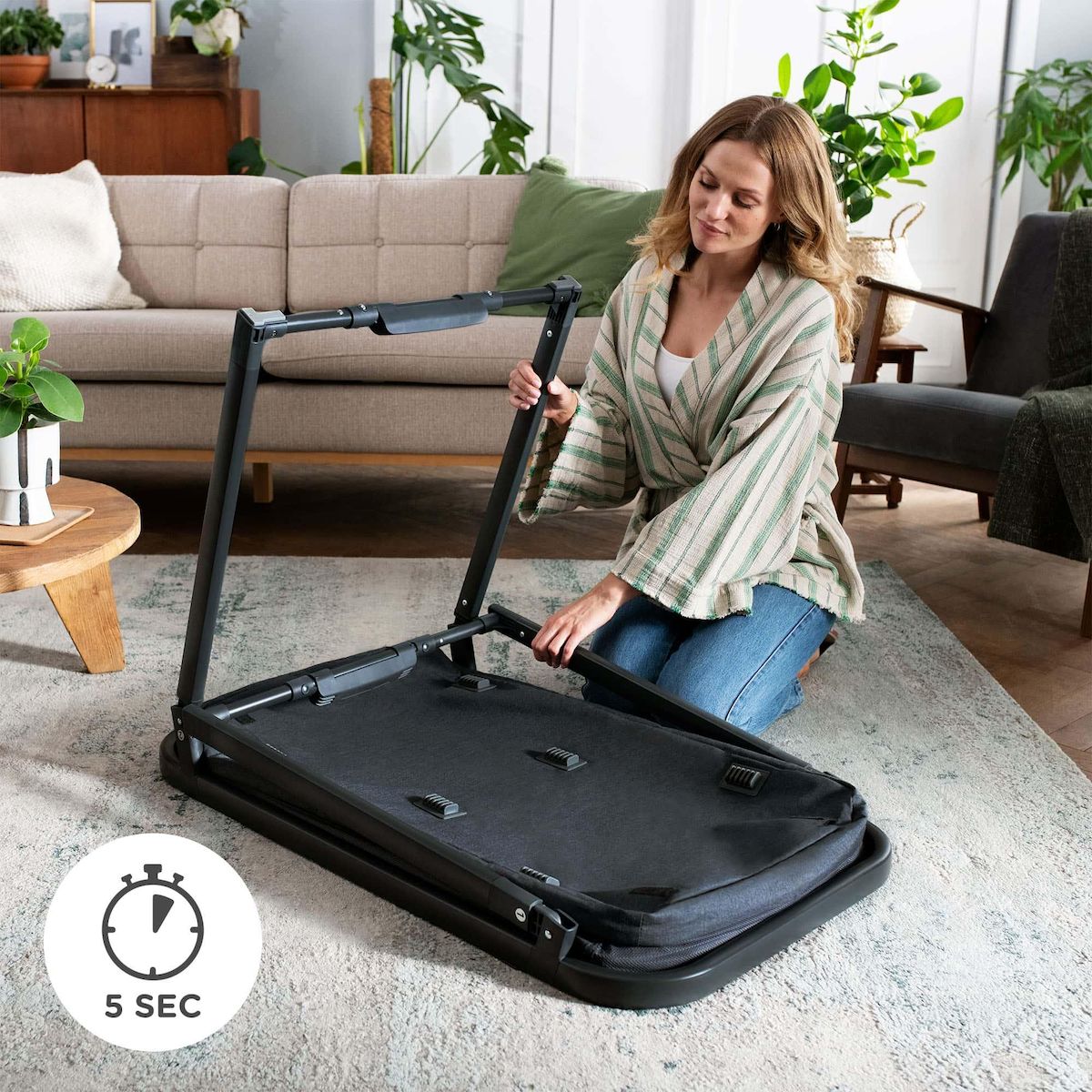 KINDERKRAFT Lit bebe sofi pratique et confortable