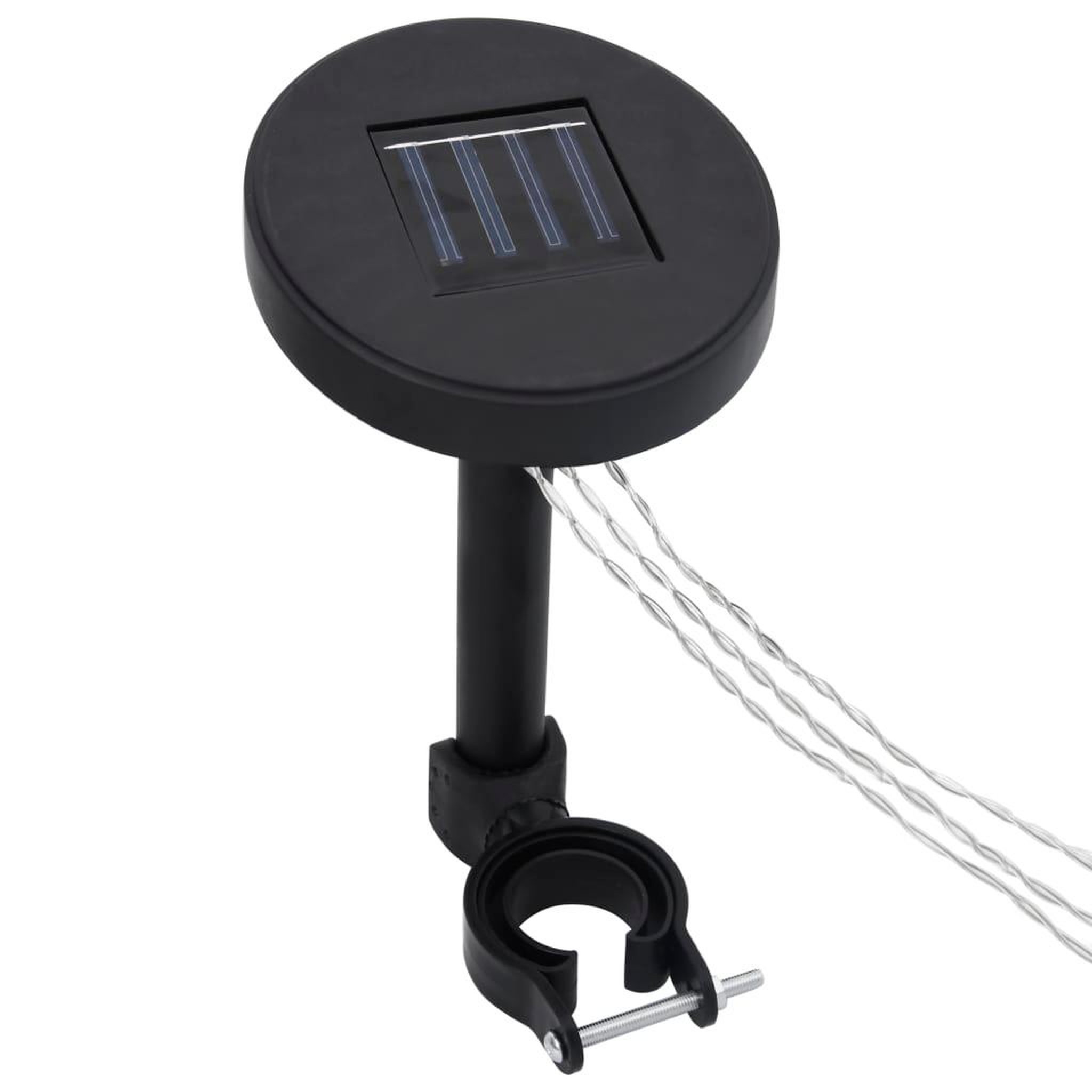 Voir la diapositive 5 : VIDAXL Tonnelle avec double toit et lumieres LED 3x3x2,7 m Taupe