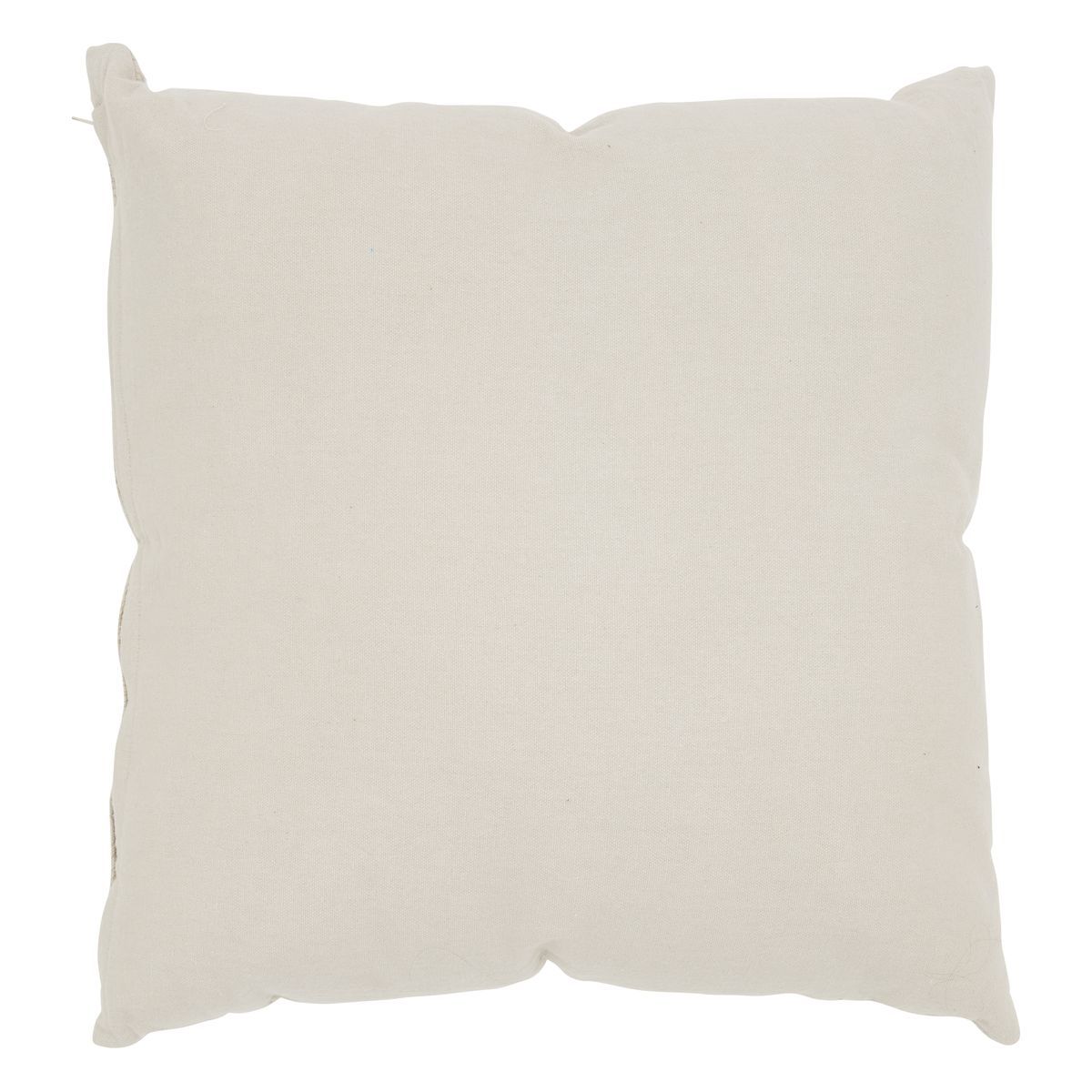 ACTUEL Coussin déco carré déhoussable en coton motif Ginko