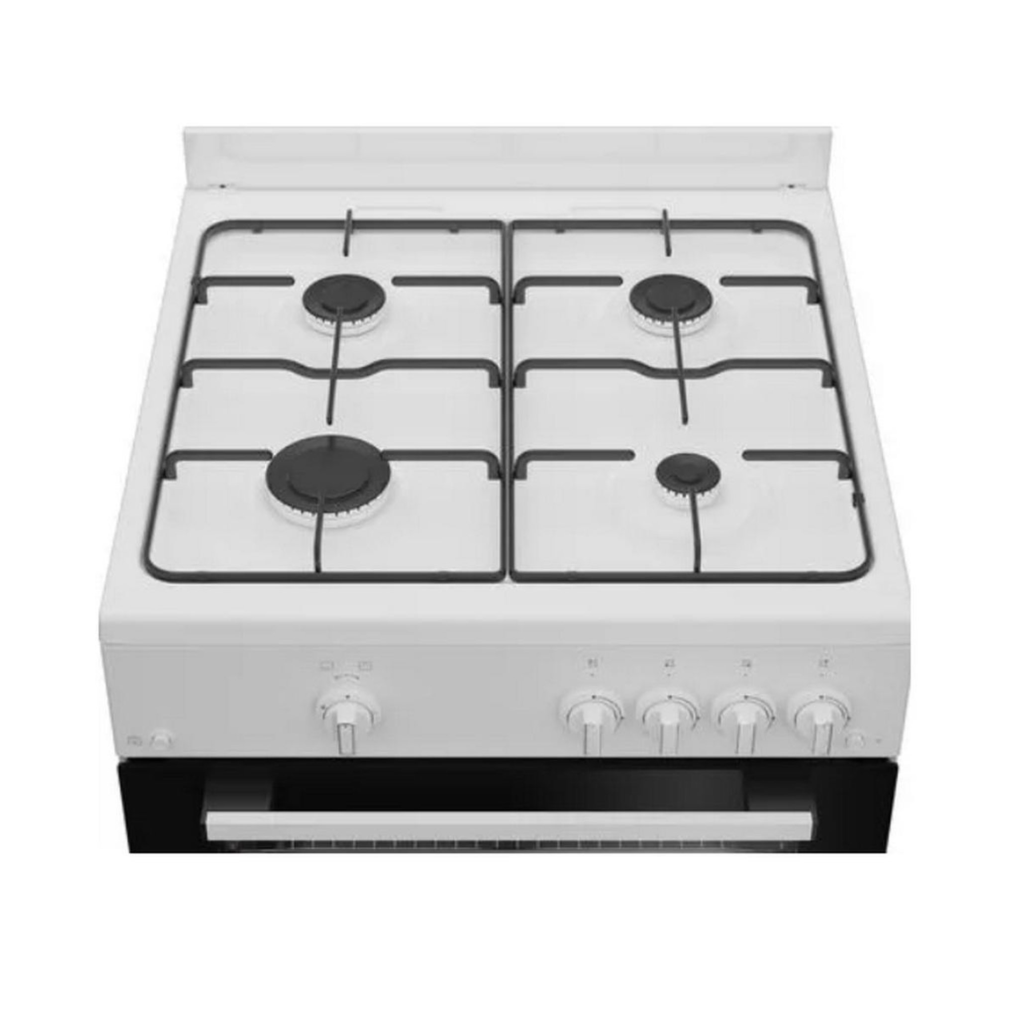 Voir la diapositive 4 : Indesit Cuisinière gaz 60cm 4 feux blanc - I6GGKMWF