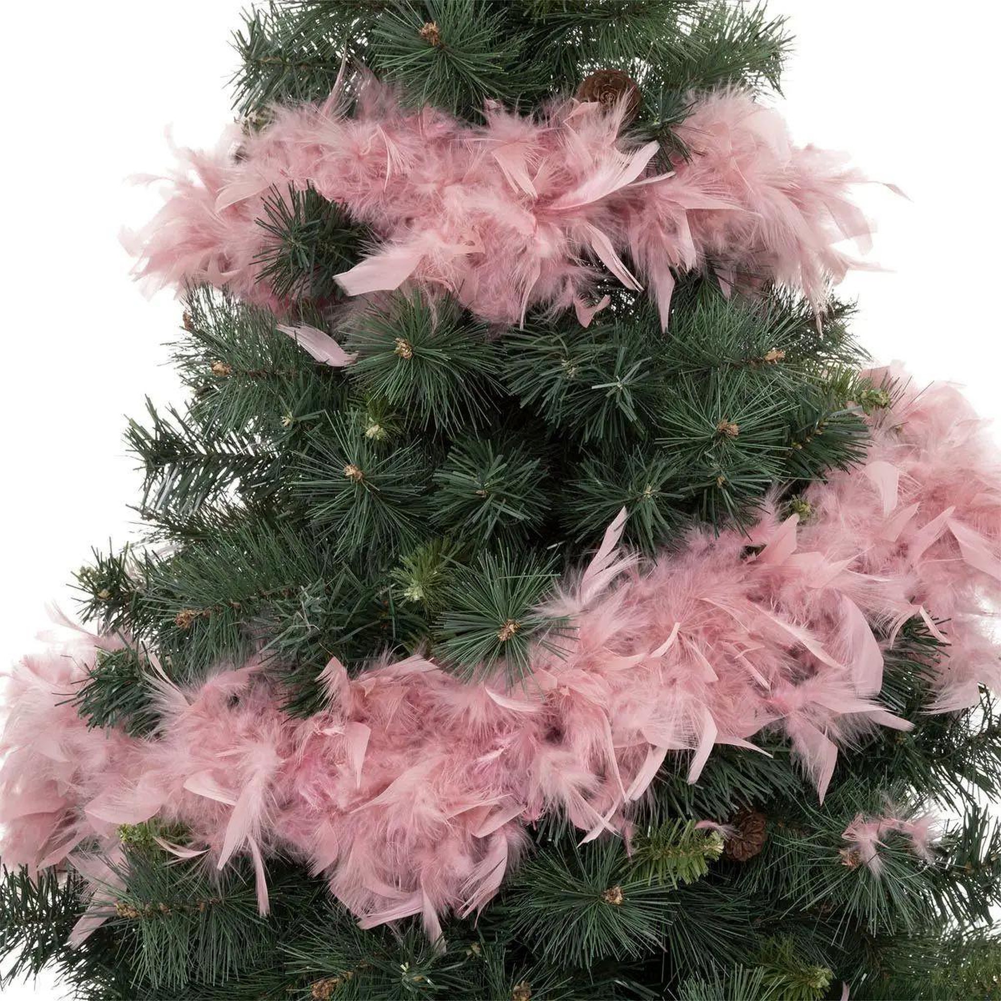 Voir la diapositive 2 : ATMOSPHERA Guirlande de noël  nouvelle orléans  180cm rose
