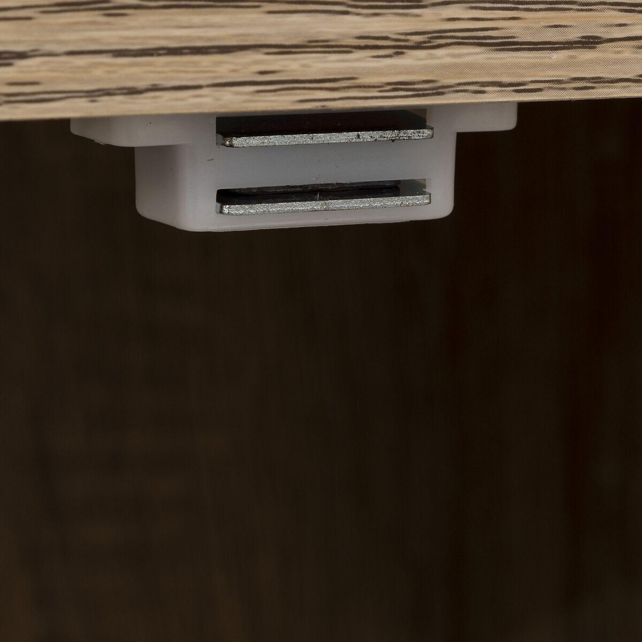 Voir la diapositive 4 : FIVE Etagère 6 cases de rangement avec portes mix n' modul - longueur 67,50 cm x hauteur 100,50 cm - marron