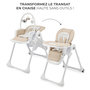 Voir la diapositive 4 : KINDERKRAFT Chaise haute 2en1 TUMMIE