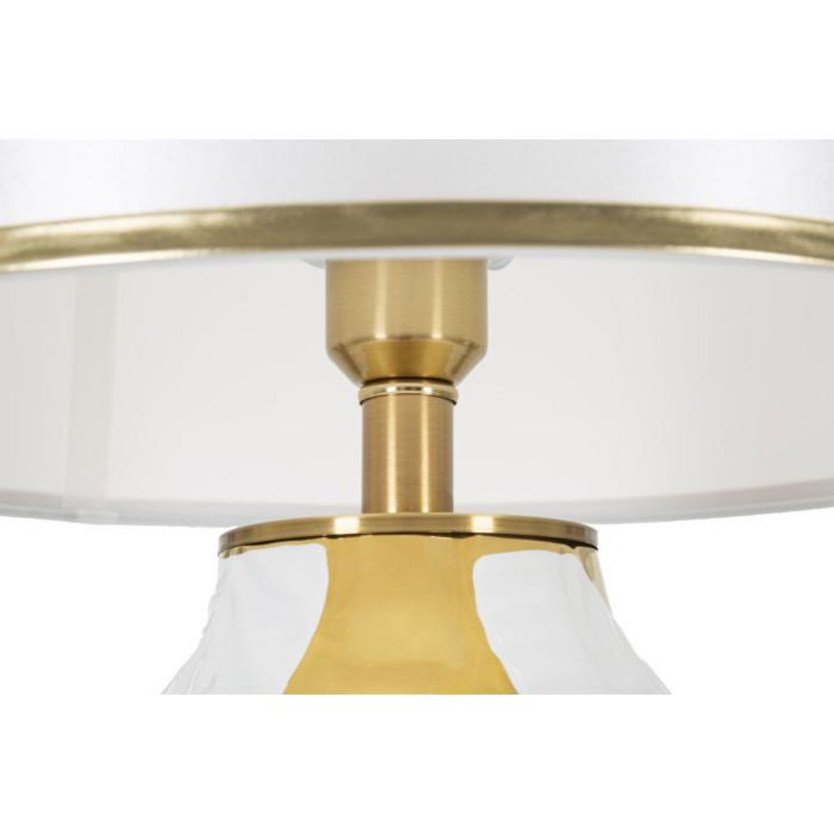 Paris Prix Lampe à Poser en Céramique  Camille  70cm Blanc