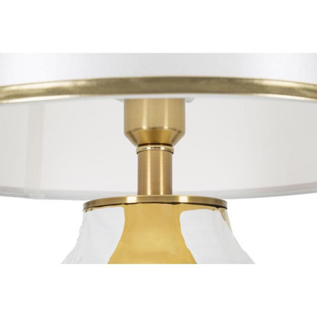 Paris Prix Lampe à Poser en Céramique  Camille  70cm Blanc