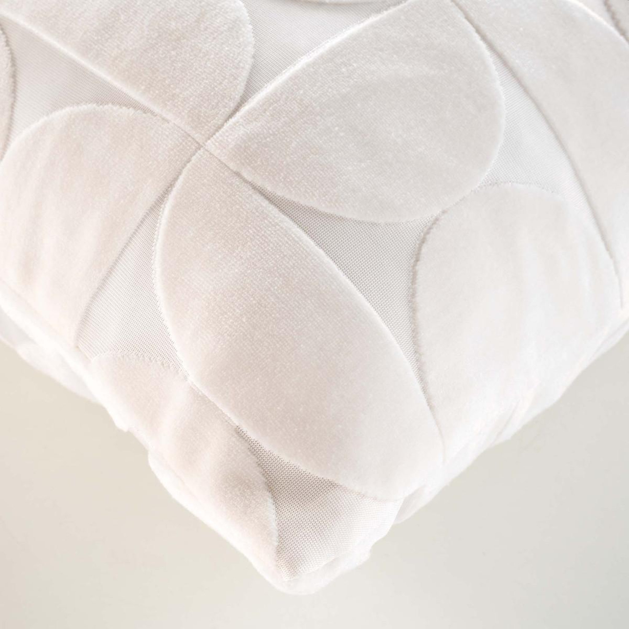 Voir la diapositive 3 : Douceur d'Intérieur Housse de coussin en velours  curly  40x40cm naturel
