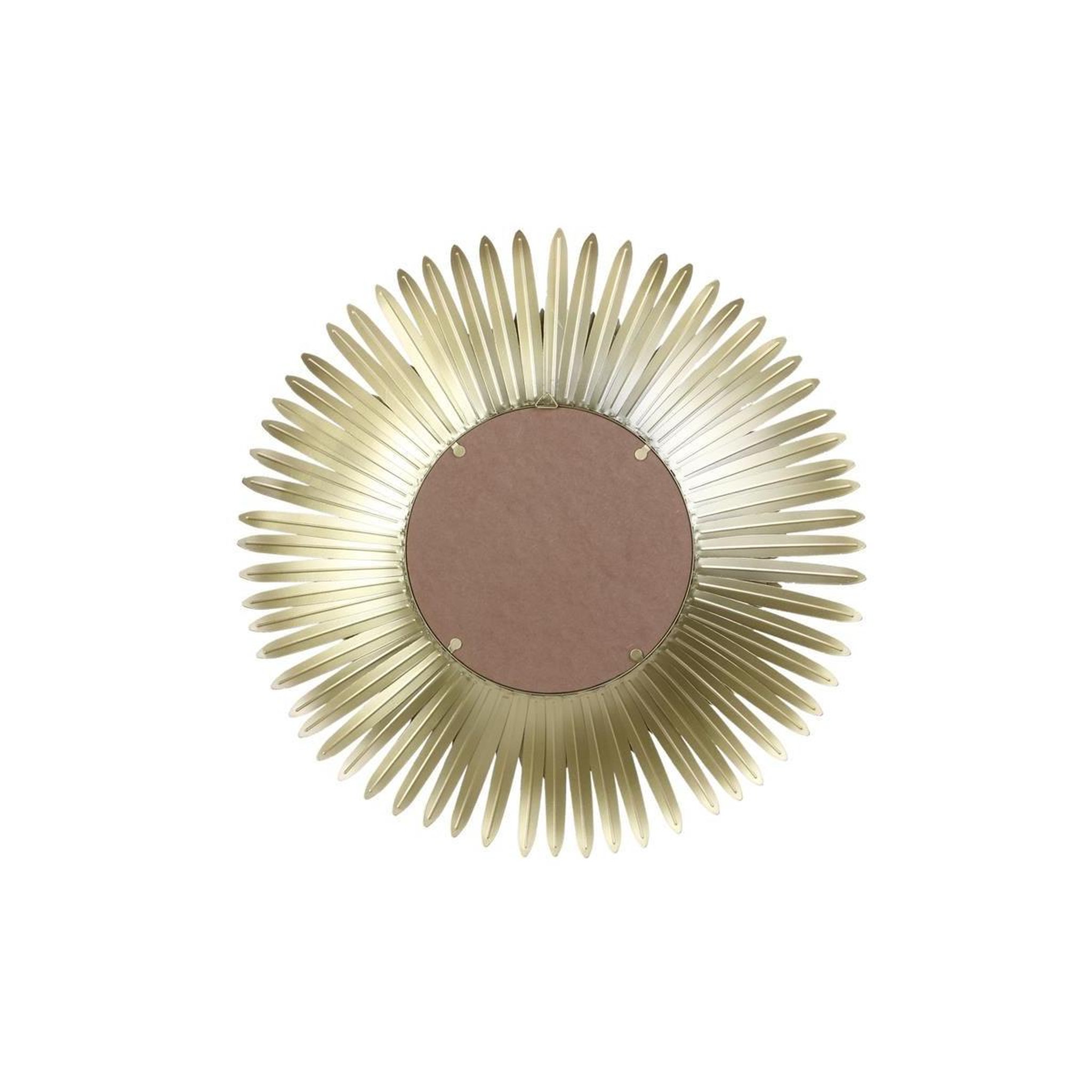 Voir la diapositive 2 : The Home Deco Factory Miroir Mural Design  Plumes  53cm Or