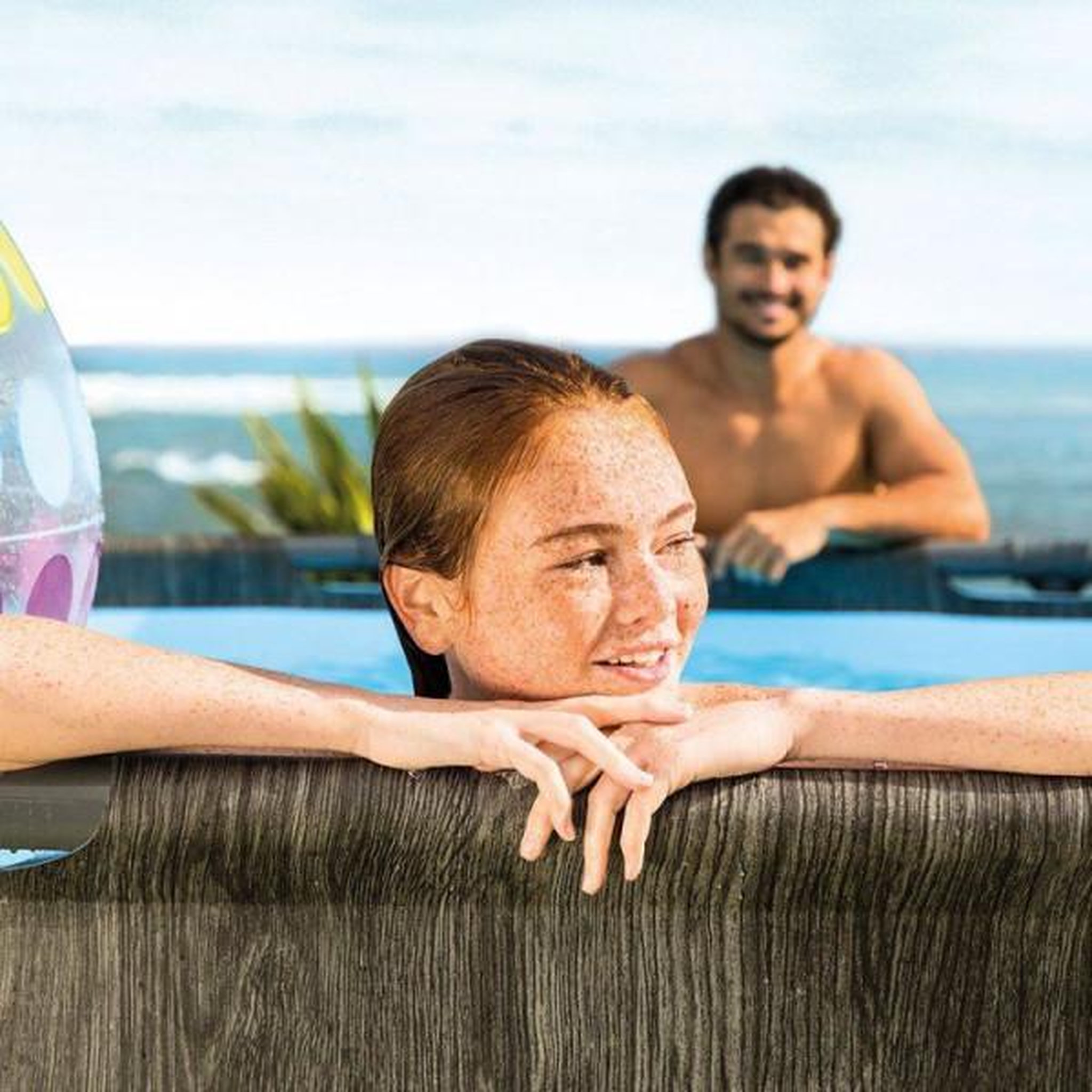 Voir la diapositive 4 : INTEX Kit piscine hors sol tubulaire intex - baltik - 457 x 122 cm - ronde (pompe, bâche, tapis de sol et échelle) - 26742nd