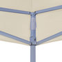 Voir la diapositive 5 : VIDAXL Toit de tente de reception 4,5x3 m Creme 270 g/m^2
