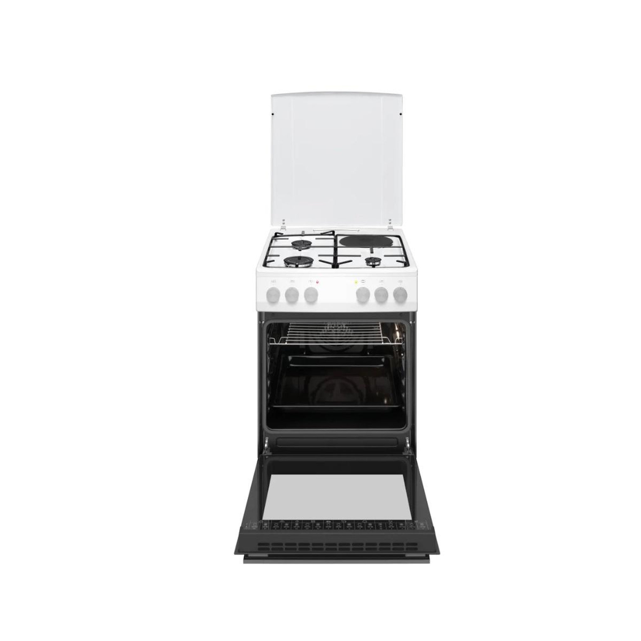 Fagor Cuisinière mixte 62l 4 feux blanc - facm103b