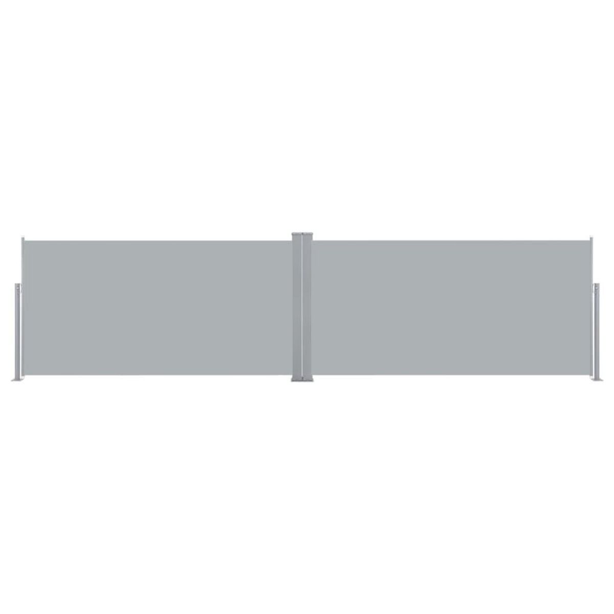 VIDAXL Auvent lateral retractable 160x600 cm Gris