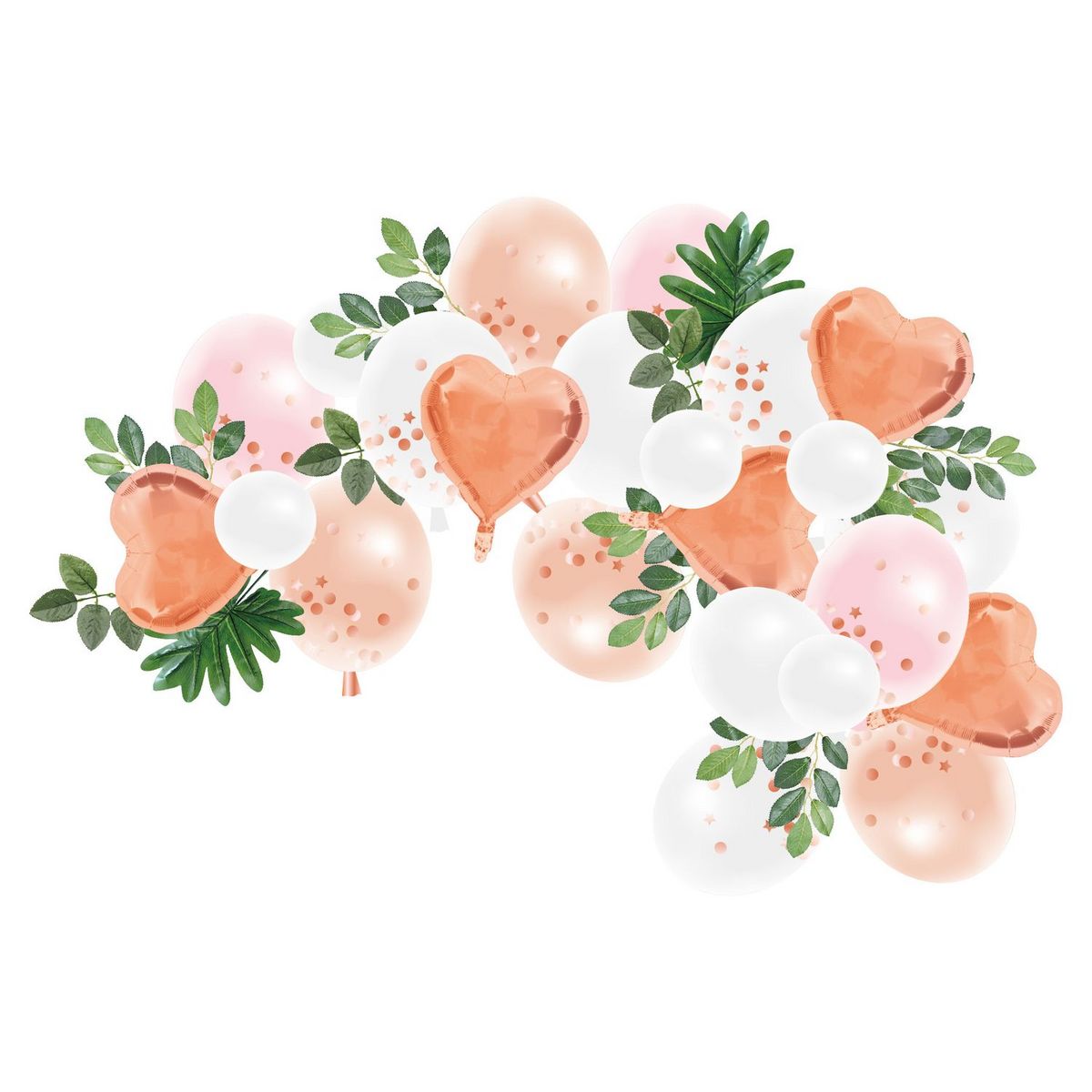 Arche 22 ballons feuillages