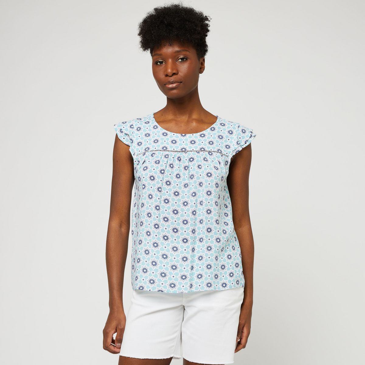 INEXTENSO Chemise bleu femme