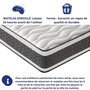 Voir la diapositive 5 : DAGOSTINO HOME Matelas 80x190 Mousse HR Très Ferme | Spécial Sommier Électrique et Lit Gigogne | Double Face (Été-Hiver) | H15cm
