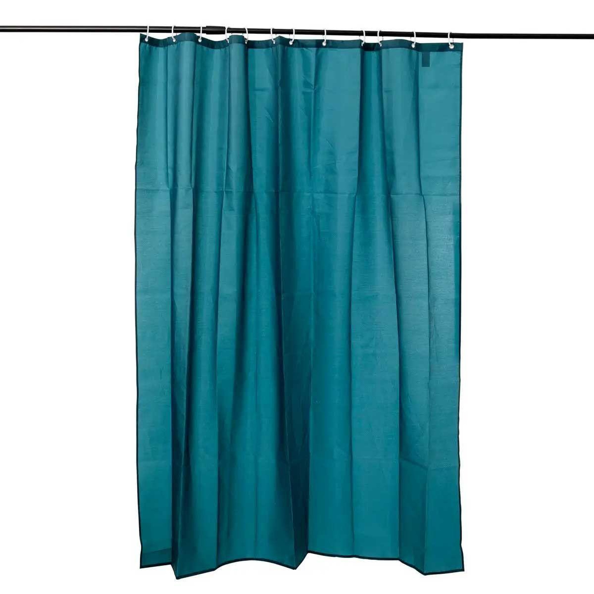 FIVE Rideau de douche  classique  180x200cm bleu pétrole